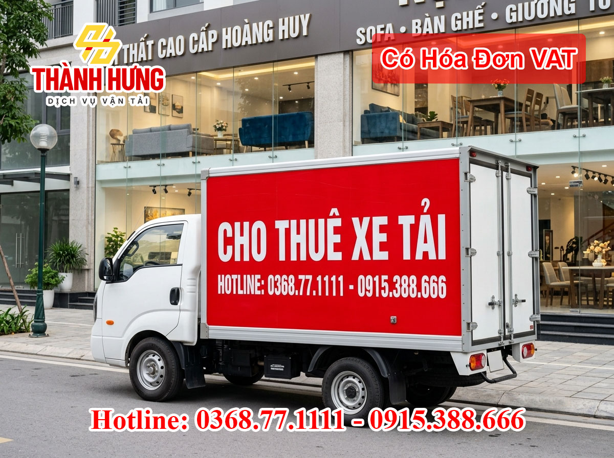 Cho thuê xe tải Phú Thọ giá rẻ