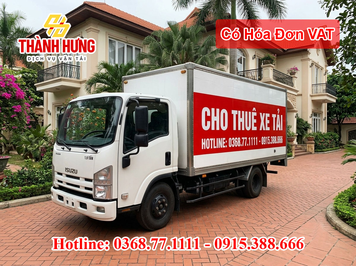 Cho thuê xe tải Phú Thọ