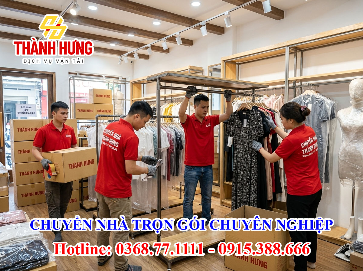 Chuyển nhà trọn gói tại Bắc Ninh chuyên nghiệp