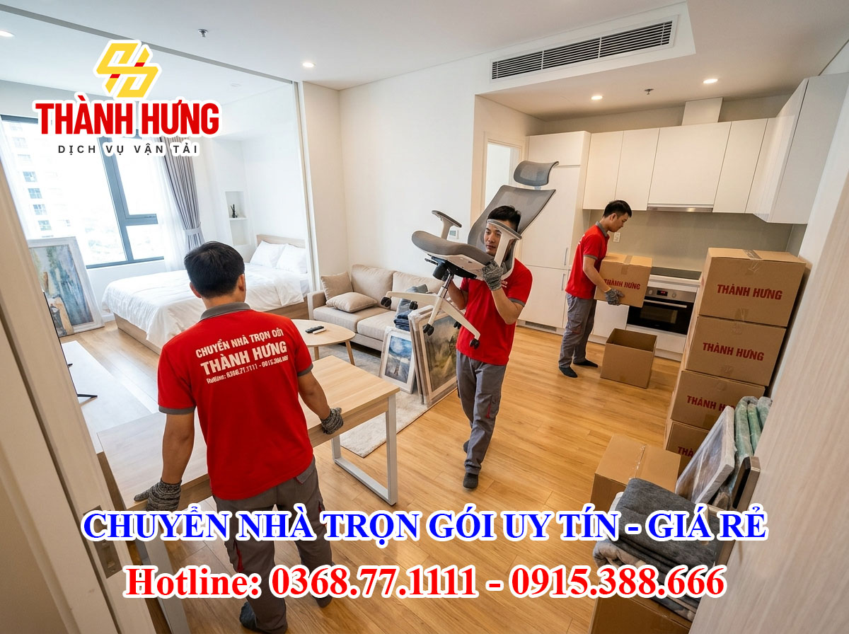 Chuyển nhà trọn gói tại Bắc Ninh uy tín giá rẻ