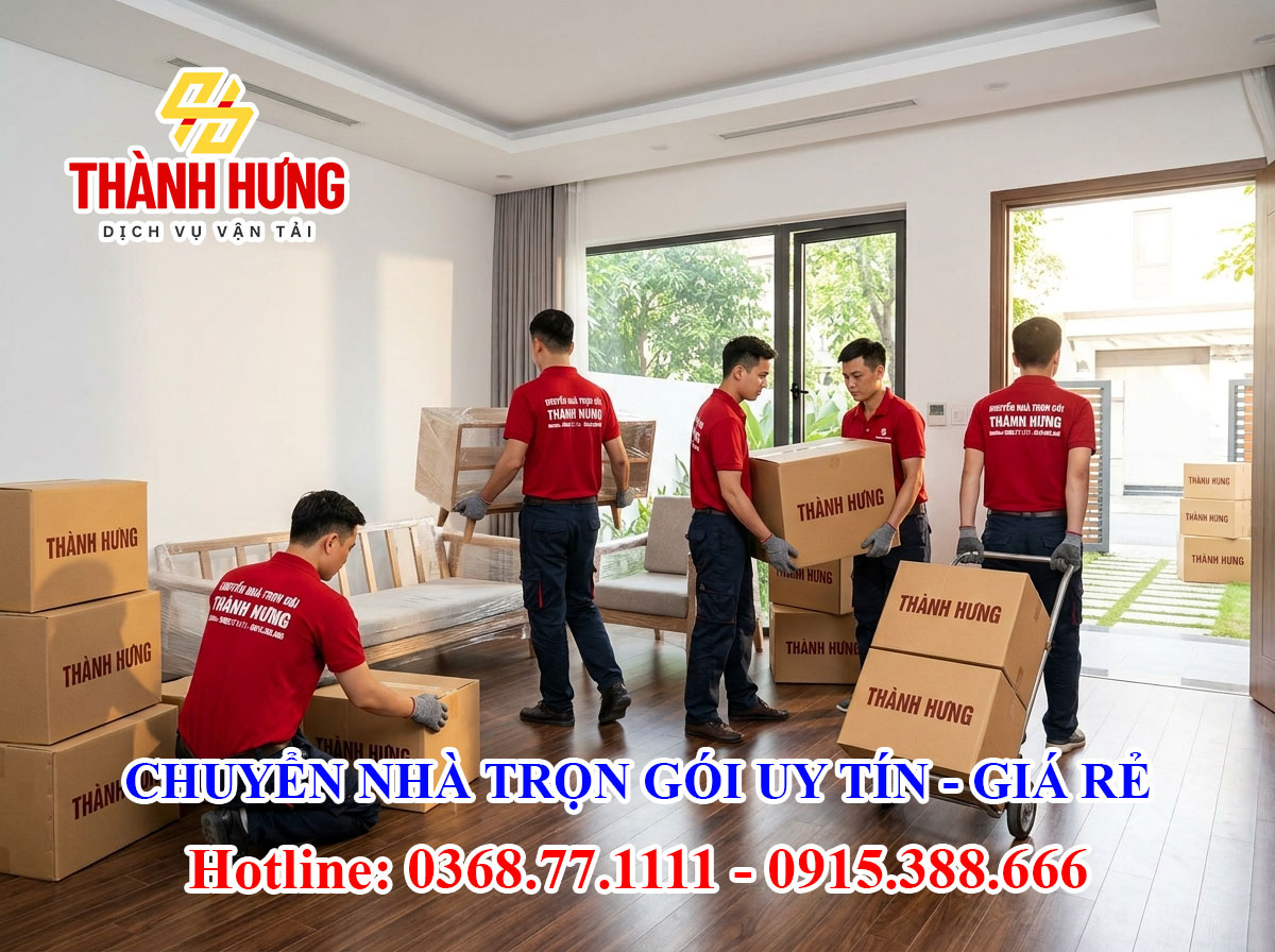 Chuyển nhà trọn gói tại Phú Thọ uy tín giá rẻ