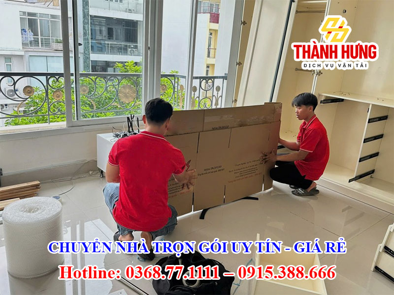 Chuyển nhà trọn gói tại Thái Nguyên uy tín giá rẻ