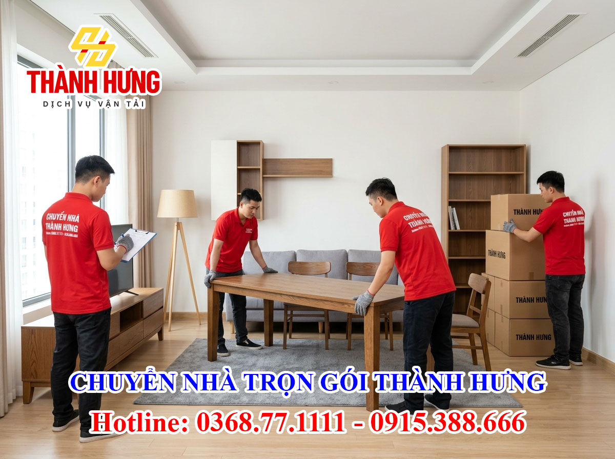 Chuyển nhà Thành Hưng tại Bắc Kạn chuyên nghiệp