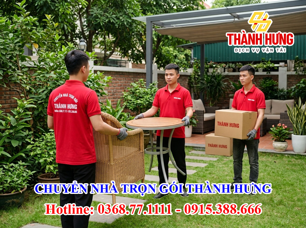 Chuyển nhà trọn gói Thành Hưng tại Bình Gia