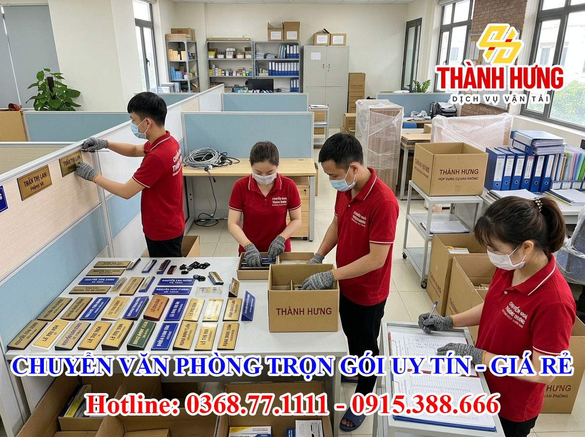 Chuyển văn phòng trọn gói tại Bắc Ninh uy tín giá rẻ