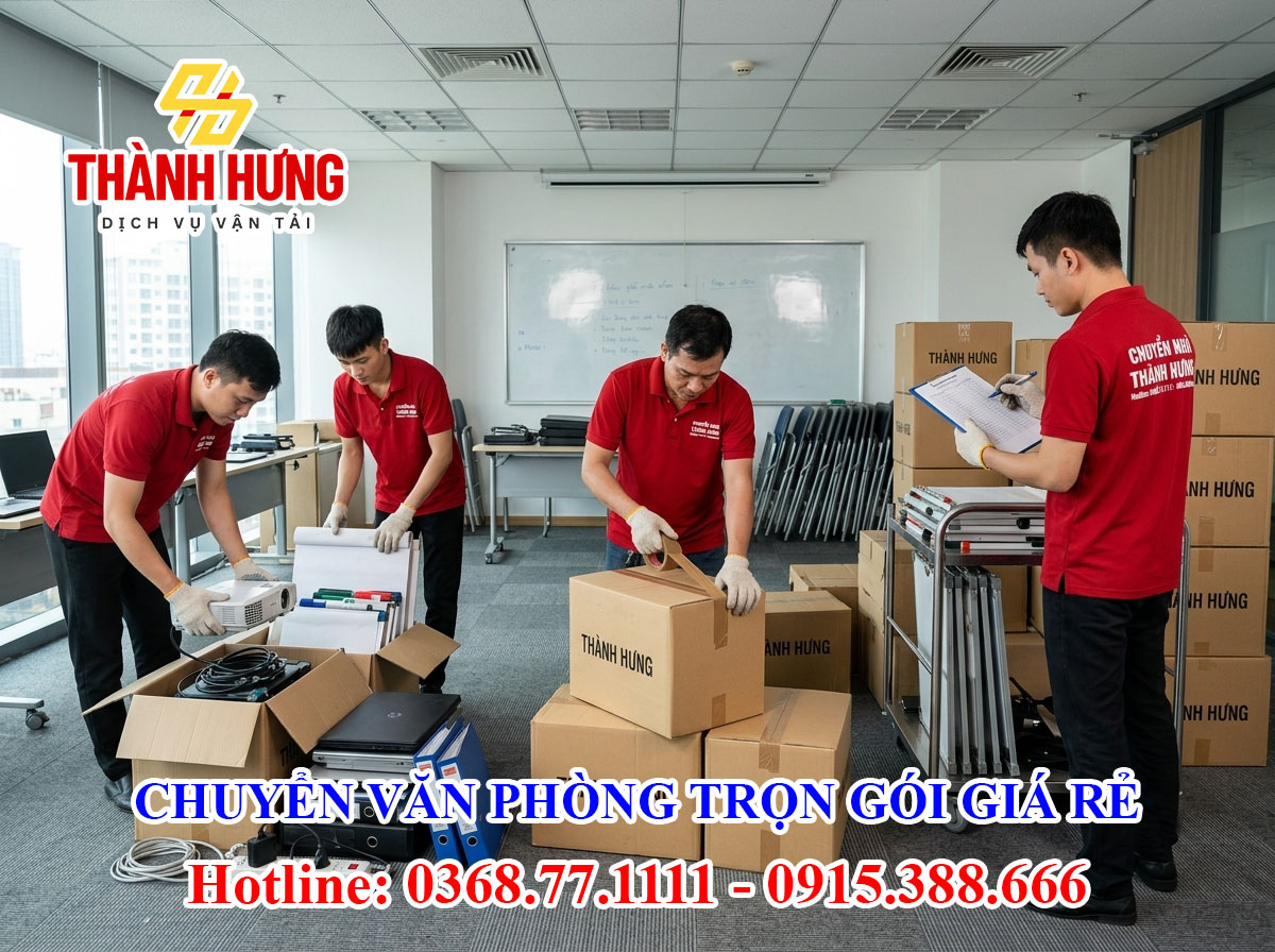 Chuyển văn phòng trọn gói tại Cao Lộc giá rẻ