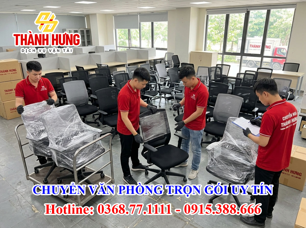 Chuyển văn phòng trọn gói tại Cao Lộc uy tín