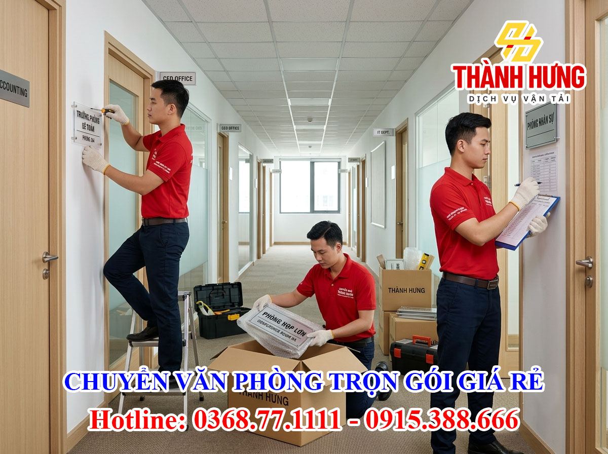 Chuyển văn phòng trọn gói tại Đình Lập giá rẻ