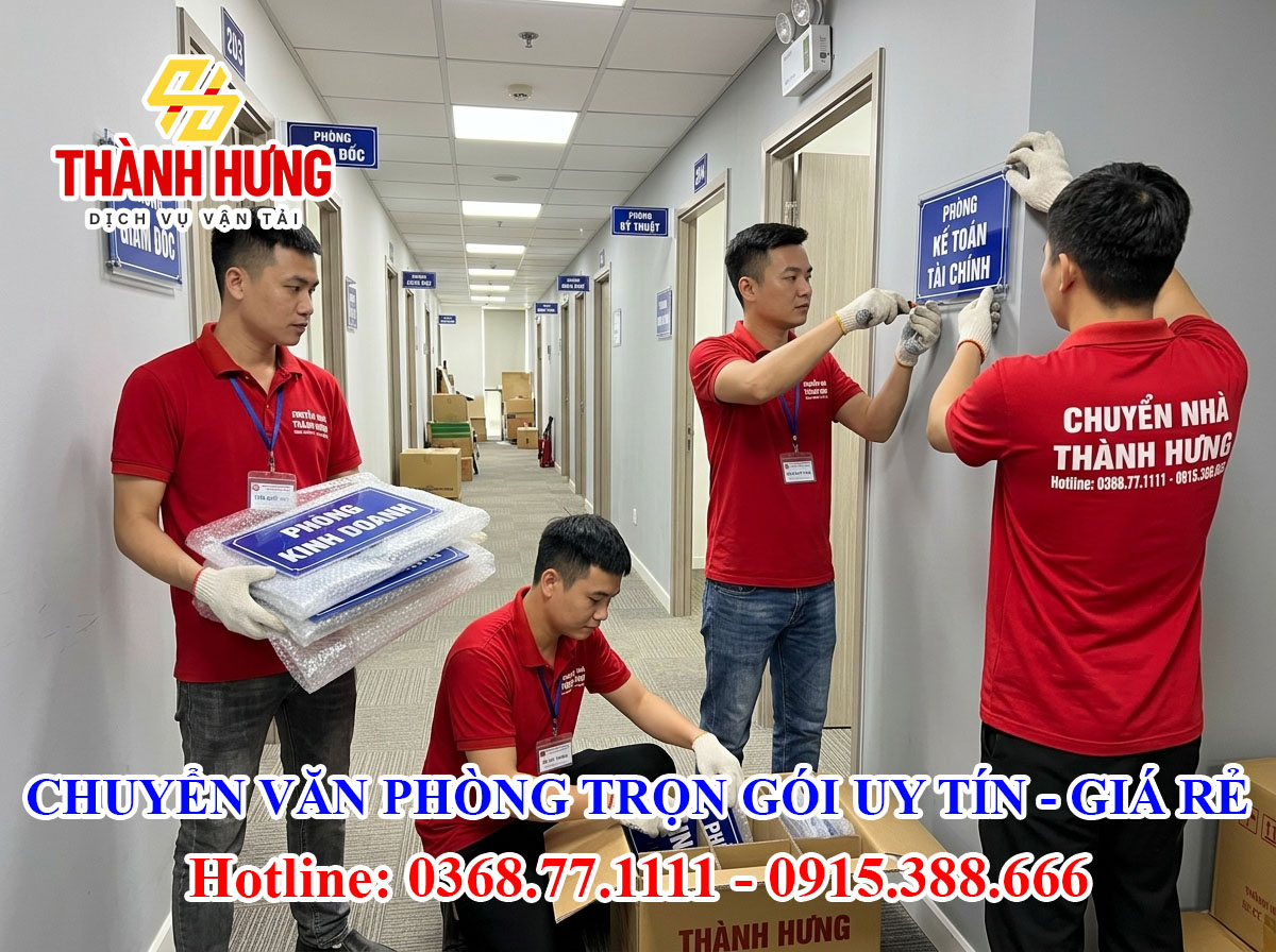 Chuyển văn phòng trọn gói tại Hà Nội uy tín giá rẻ