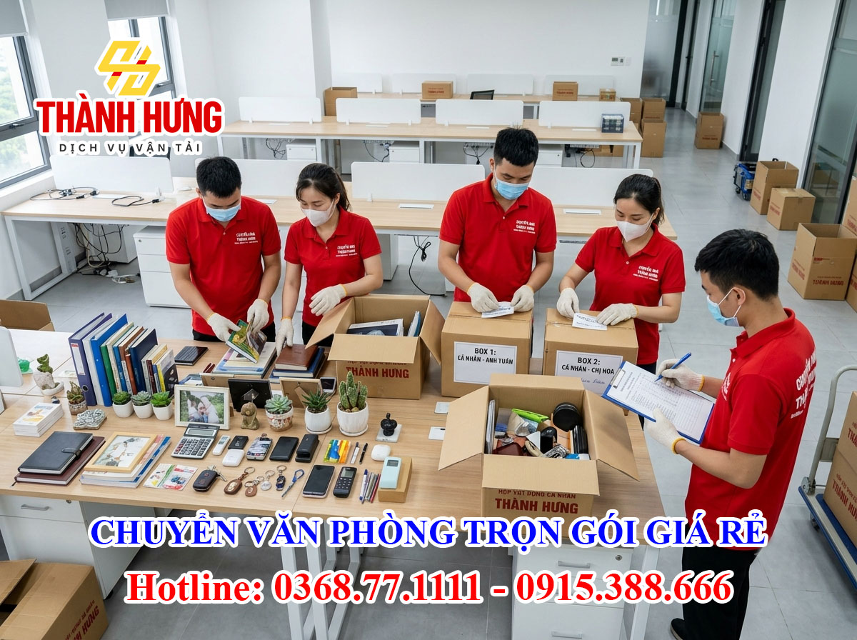 Chuyển văn phòng trọn gói tại Lai Châu giá rẻ