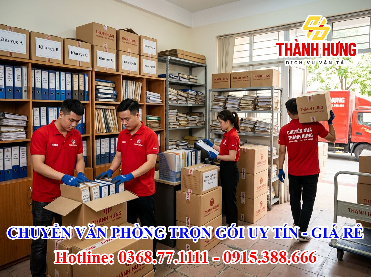 Chuyển văn phòng trọn gói tại Lai Châu uy tín giá rẻ