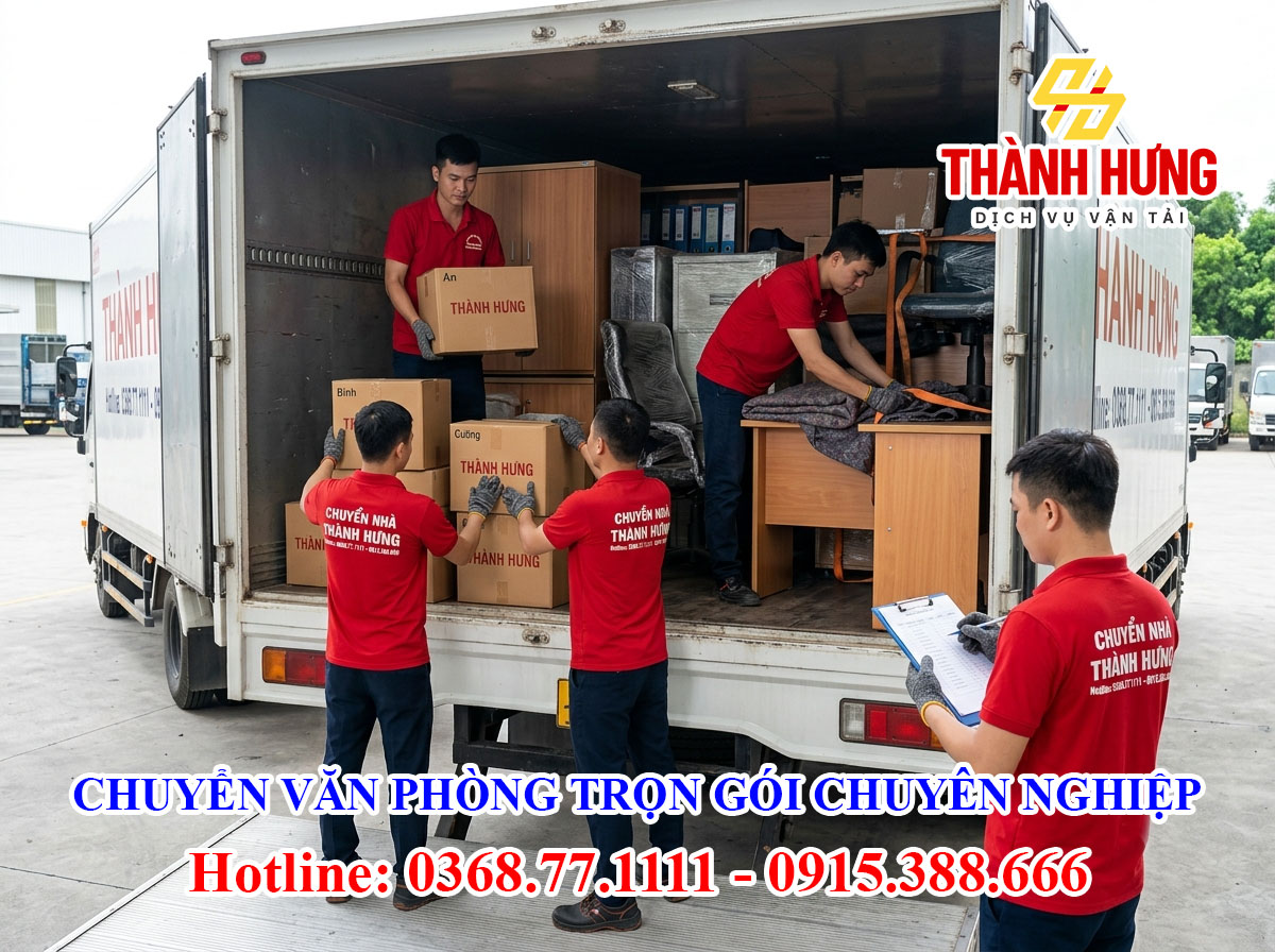 Chuyển văn phòng trọn gói tại Ninh Bình chuyên nghiệp