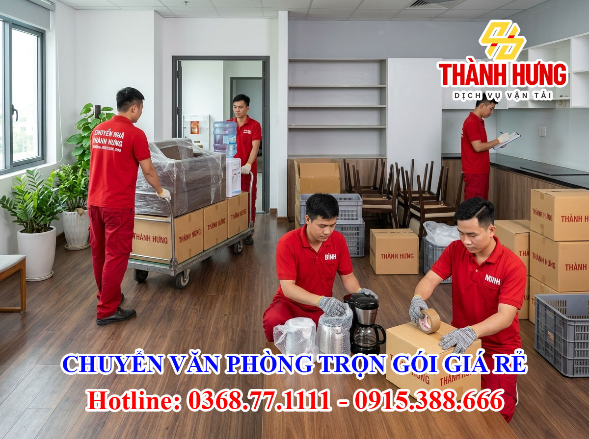 Chuyển văn phòng trọn gói tại Ninh Bình giá rẻ