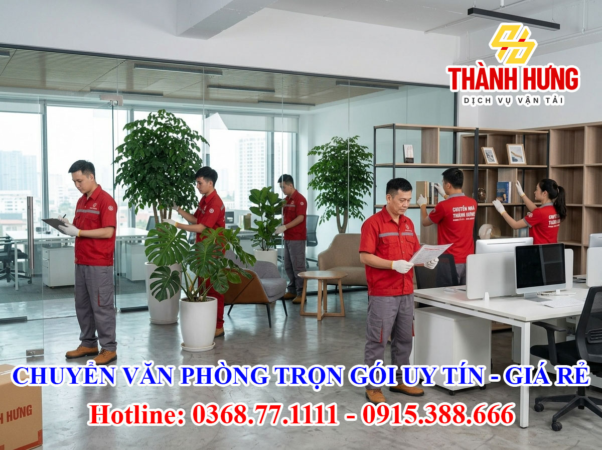 Chuyển văn phòng trọn gói tại Ninh Bình uy tín giá rẻ