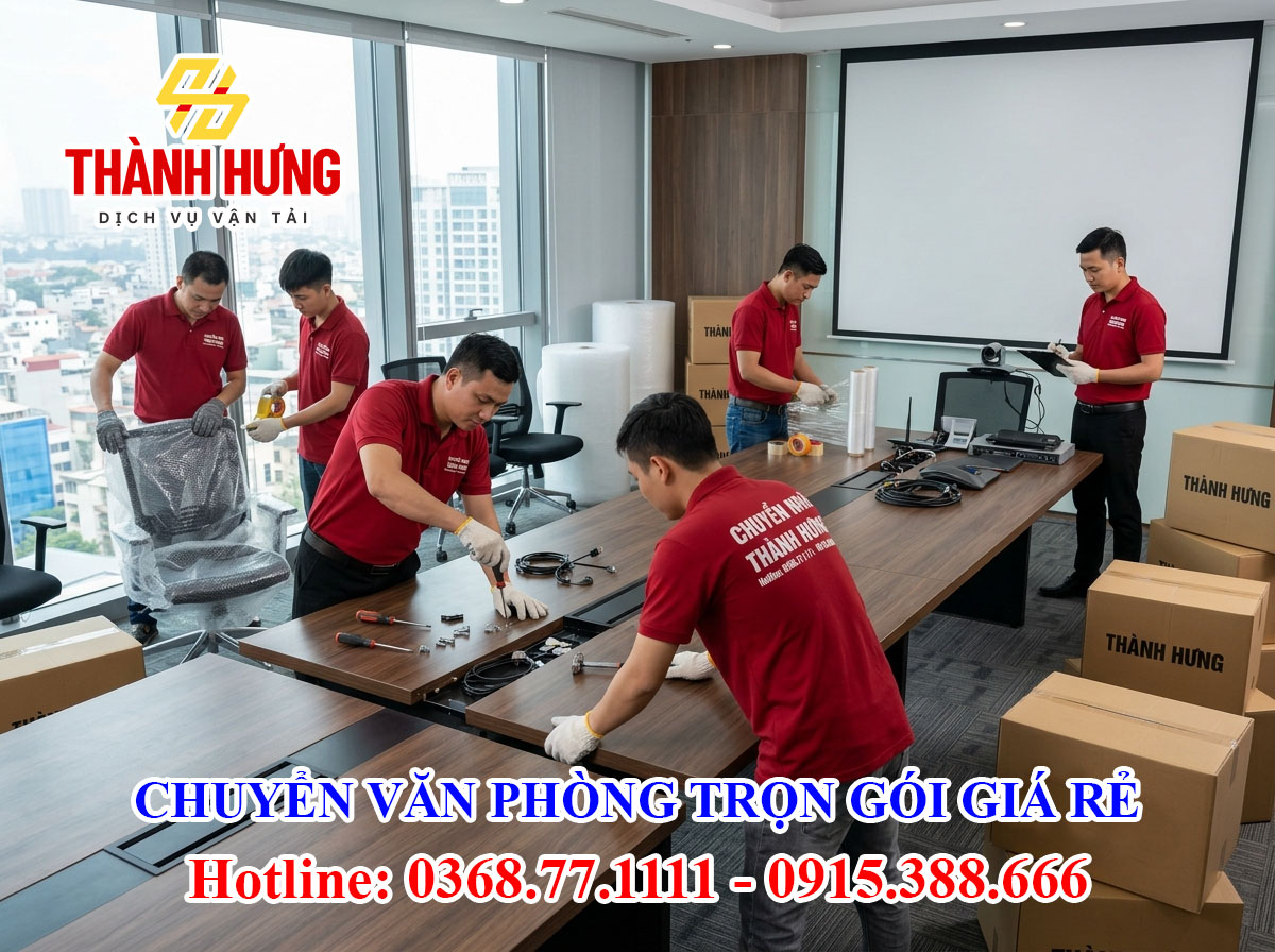 Chuyển văn phòng trọn gói tại Quảng Ninh giá rẻ
