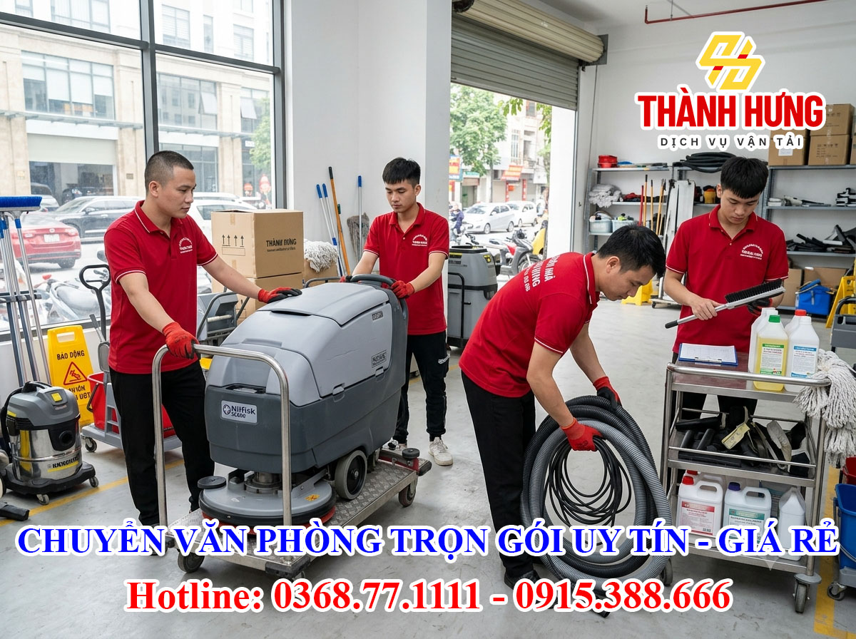 Chuyển văn phòng trọn gói tại Thái Nguyên uy tín giá rẻ