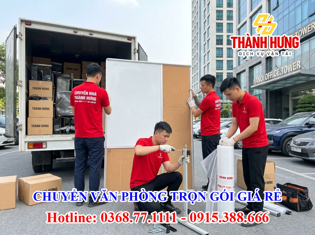 Chuyển văn phòng trọn gói tại Yên Bái giá rẻ