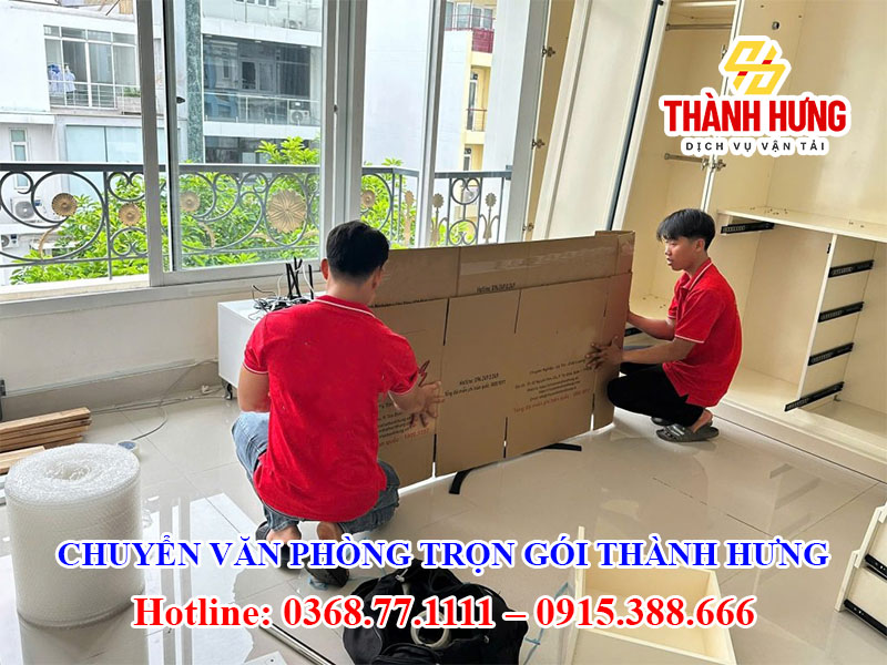 Chuyển văn phòng trọn gói Thành Hưng tại Bình Gia
