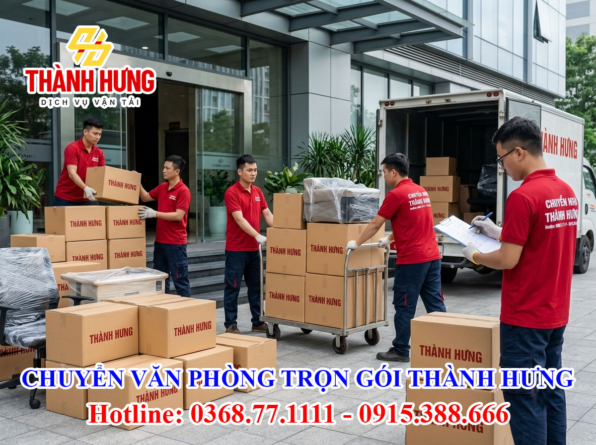 Chuyển văn phòng trọn gói Thành Hưng tại Cao Lộc
