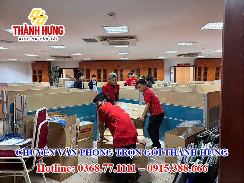 Chuyển văn phòng trọn gói Thành Hưng tại Điện Biên