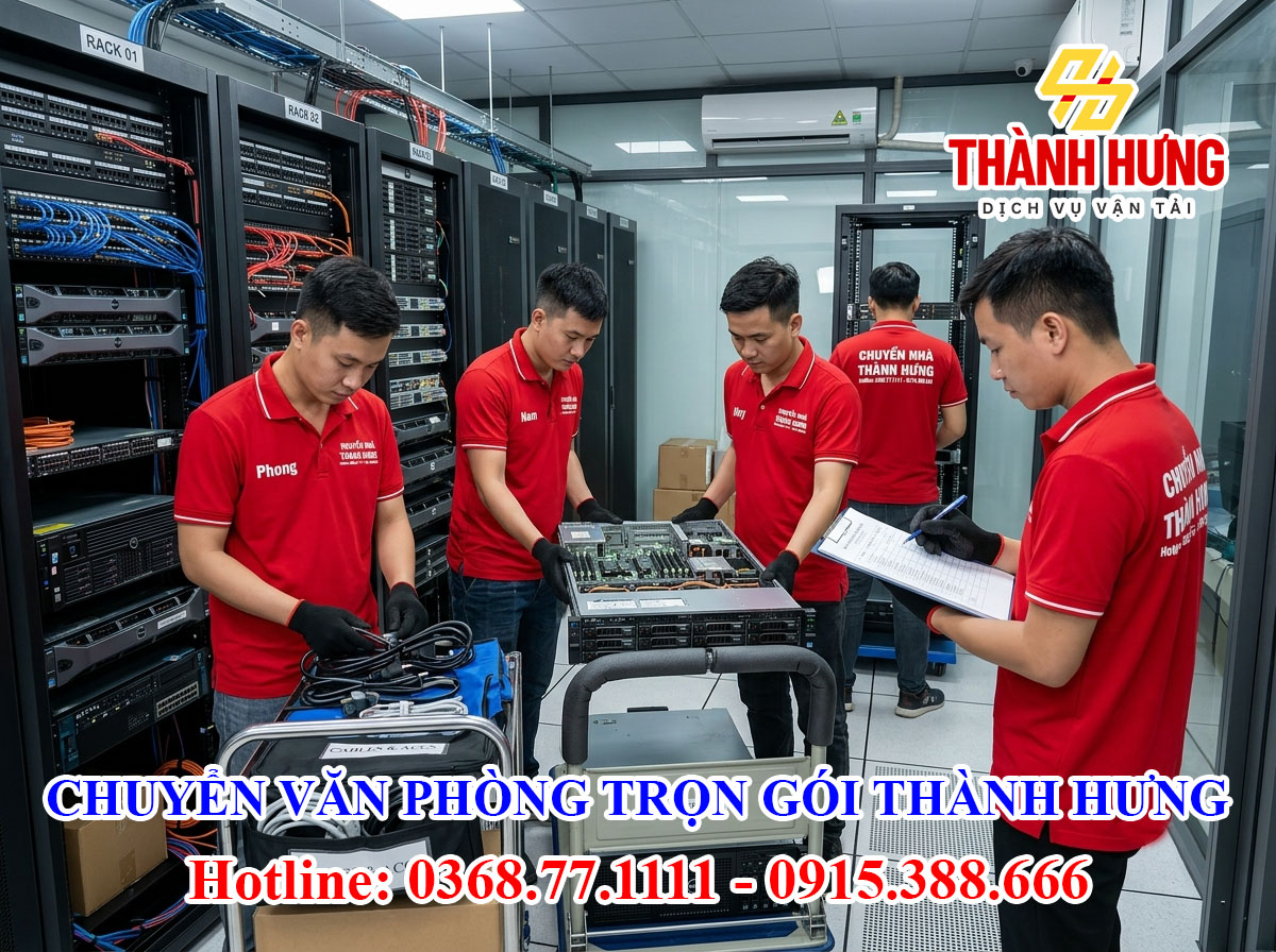 Chuyển văn phòng trọn gói Thành Hưng tại Đình Lập