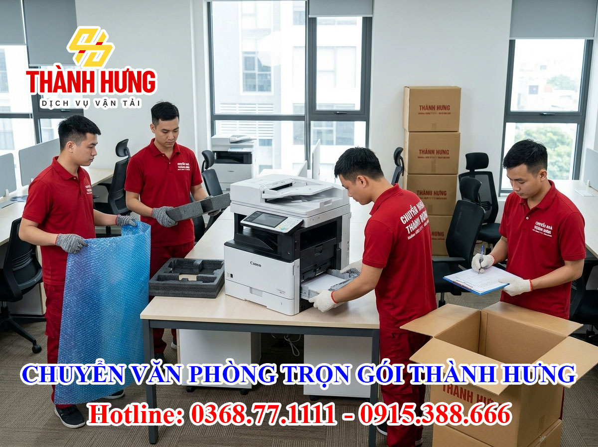 Chuyển văn phòng trọn gói Thành Hưng tại Lai Châu