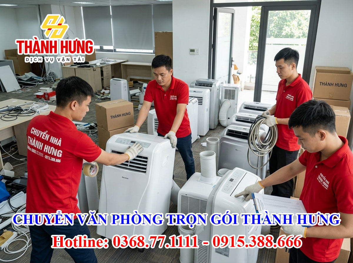 Chuyển văn phòng trọn gói Thành Hưng tại Nam Định