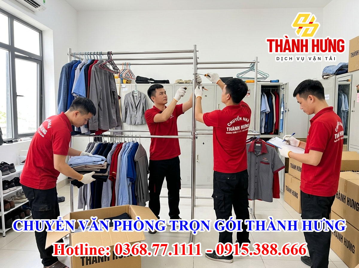 Chuyển văn phòng trọn gói Thành Hưng tại Tuyên Quang