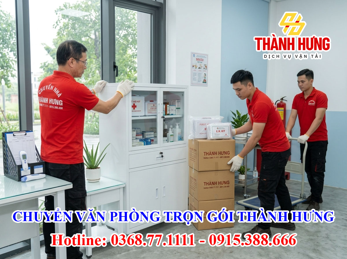Chuyển văn phòng trọn gói Thành Hưng tại Yên Bái