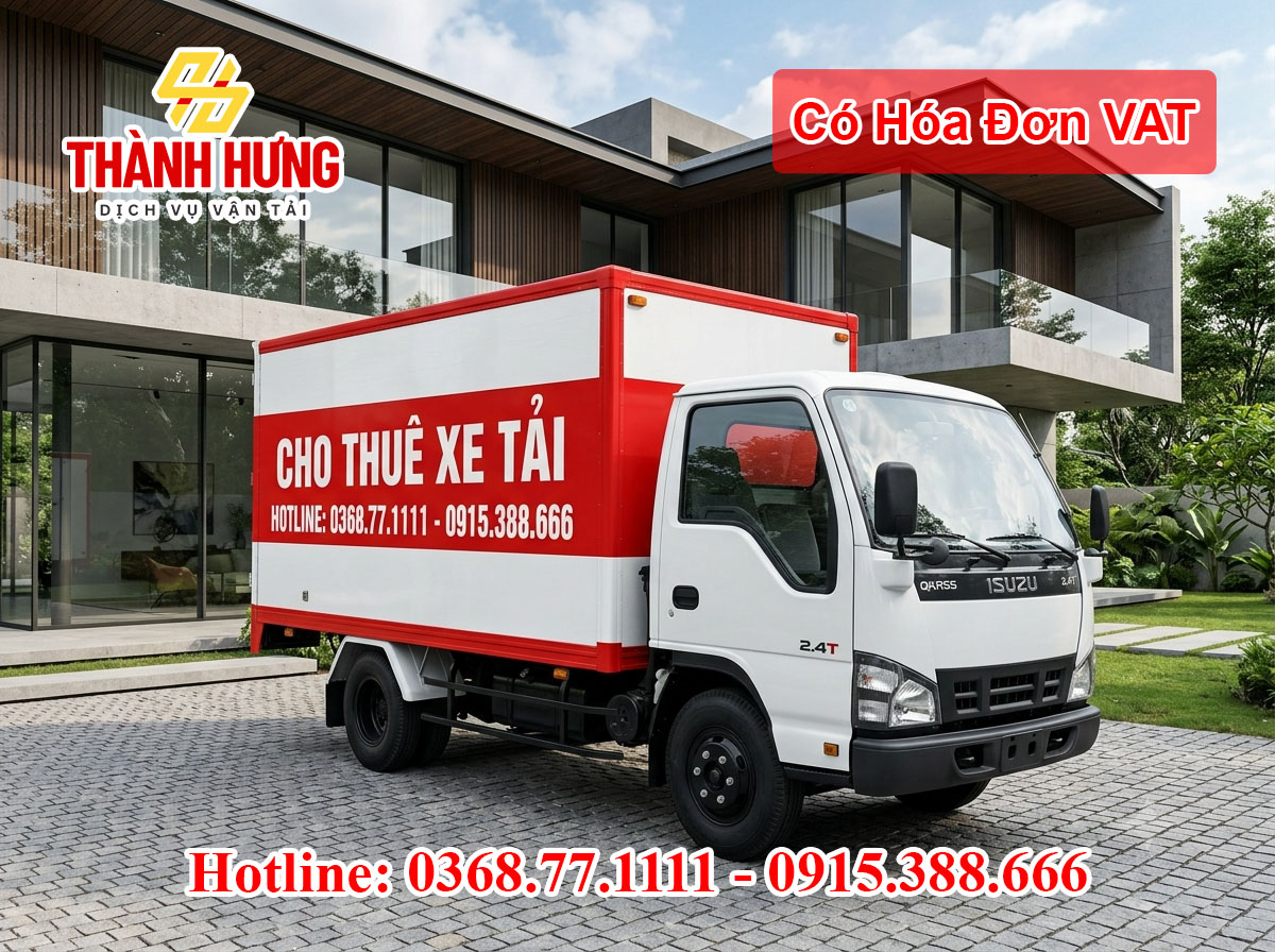 Vận tải Thành Hưng có hóa đơn VAT tại Bình Gia