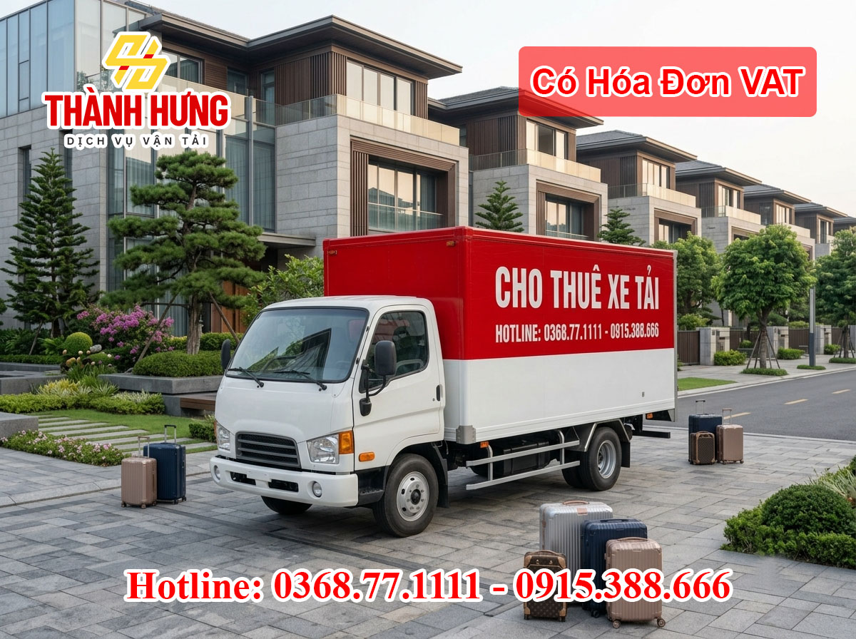 Vận tải Thành Hưng có hóa đơn VAT tại Ninh Bình