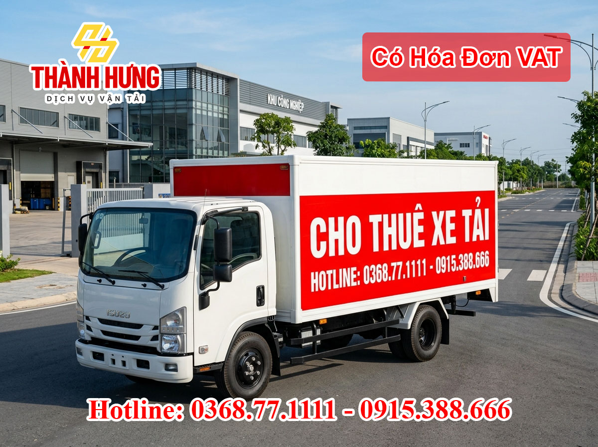 Vận tải Thành Hưng có hóa đơn VAT tại Thái Nguyên