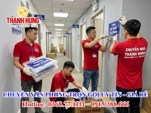 Chuyển văn phòng trọn gói tại Hà Nội uy tín giá rẻ
