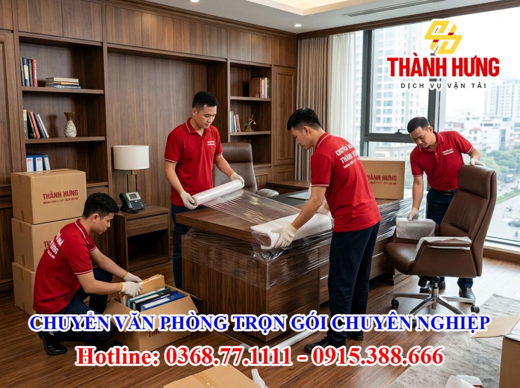 Chuyển văn phòng trọn gói tại Phú Thọ chuyên nghiệp
