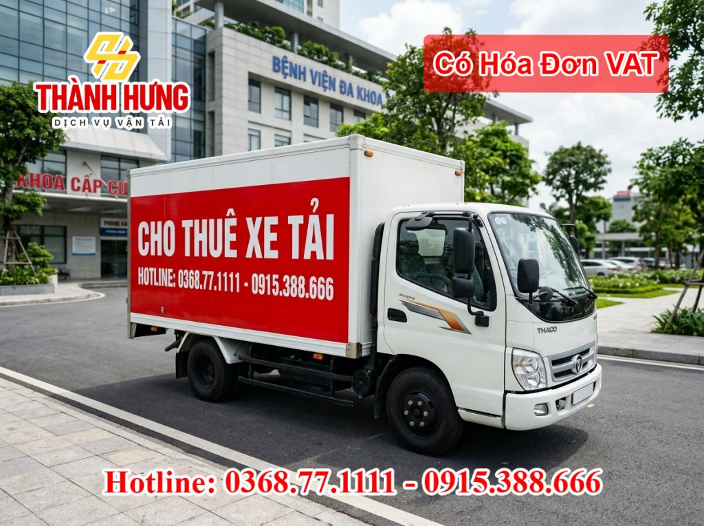 Vận tải Thành Hưng có hóa đơn VAT tại Phú Thọ